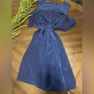 Cold shoulder cocktail dress